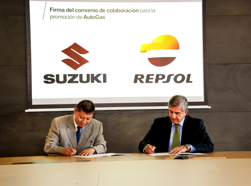 Suzuki y Repsol firman un acuerdo para impulsar el gas GLP en España
