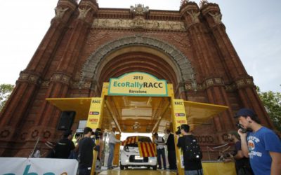 Un Toyota Prius híbrido de gasolina y GLP, vencedor absoluto en el Eco Rally RACC
